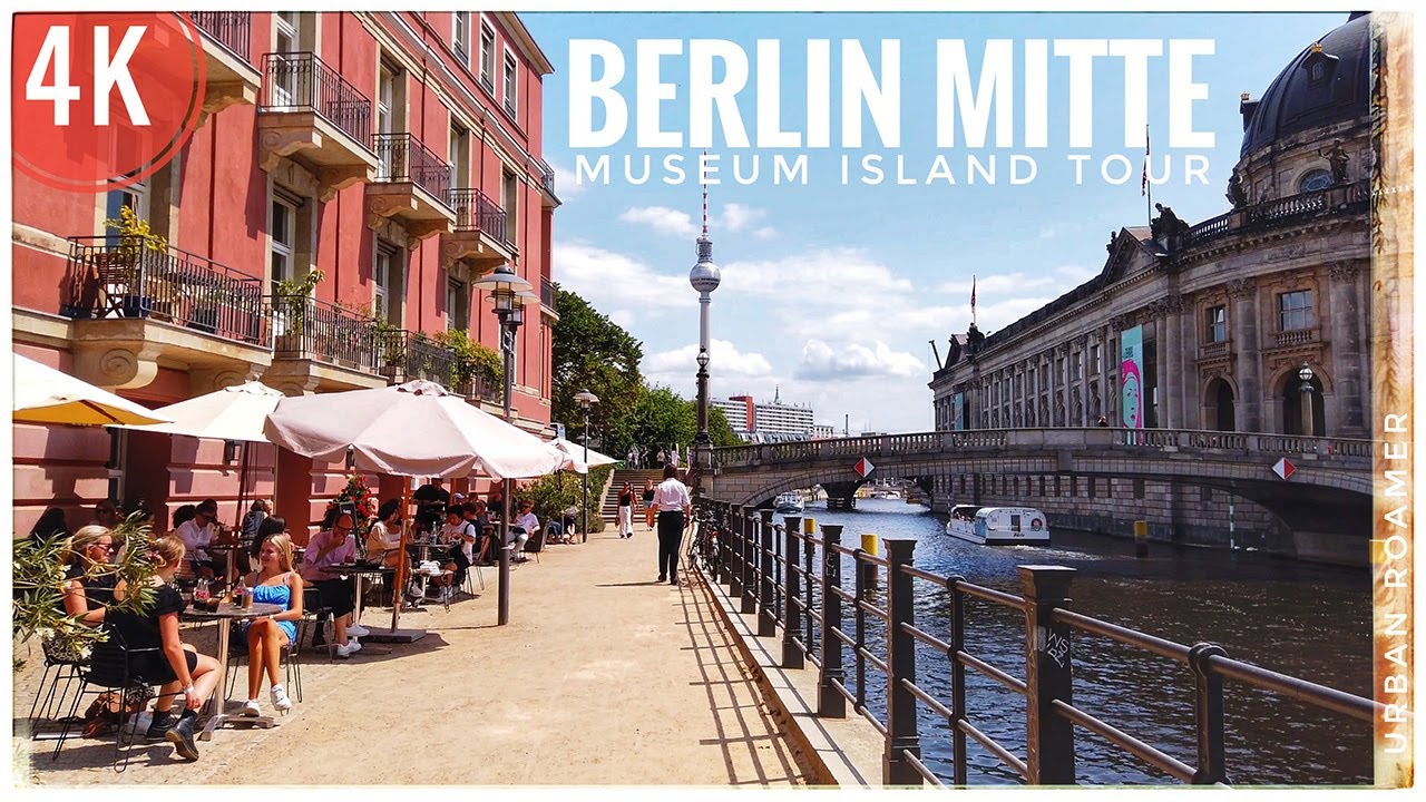 Berlin Mitte - Beautiful Museum Island Walk in Summer - Extended Tour in 4K | 50FPS [GERMANY] 🇩🇪
