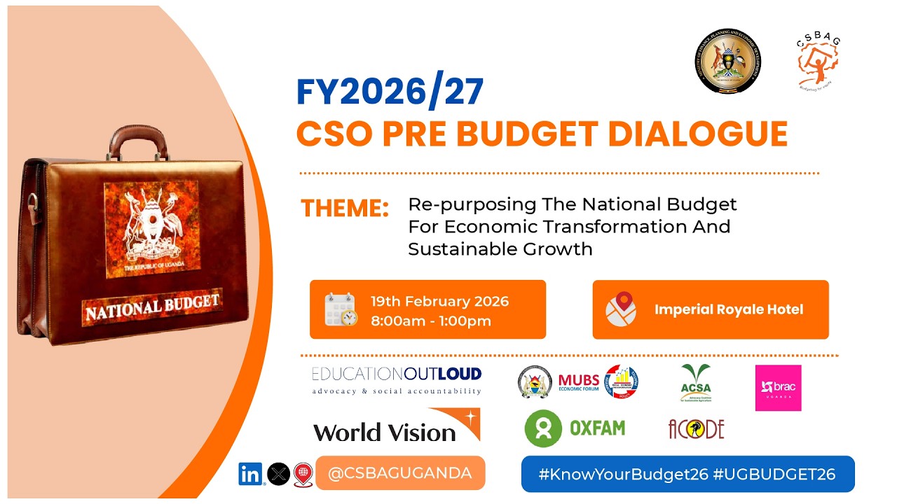 FY2026/27 - CSO PRE BUDGET DIALOGUE