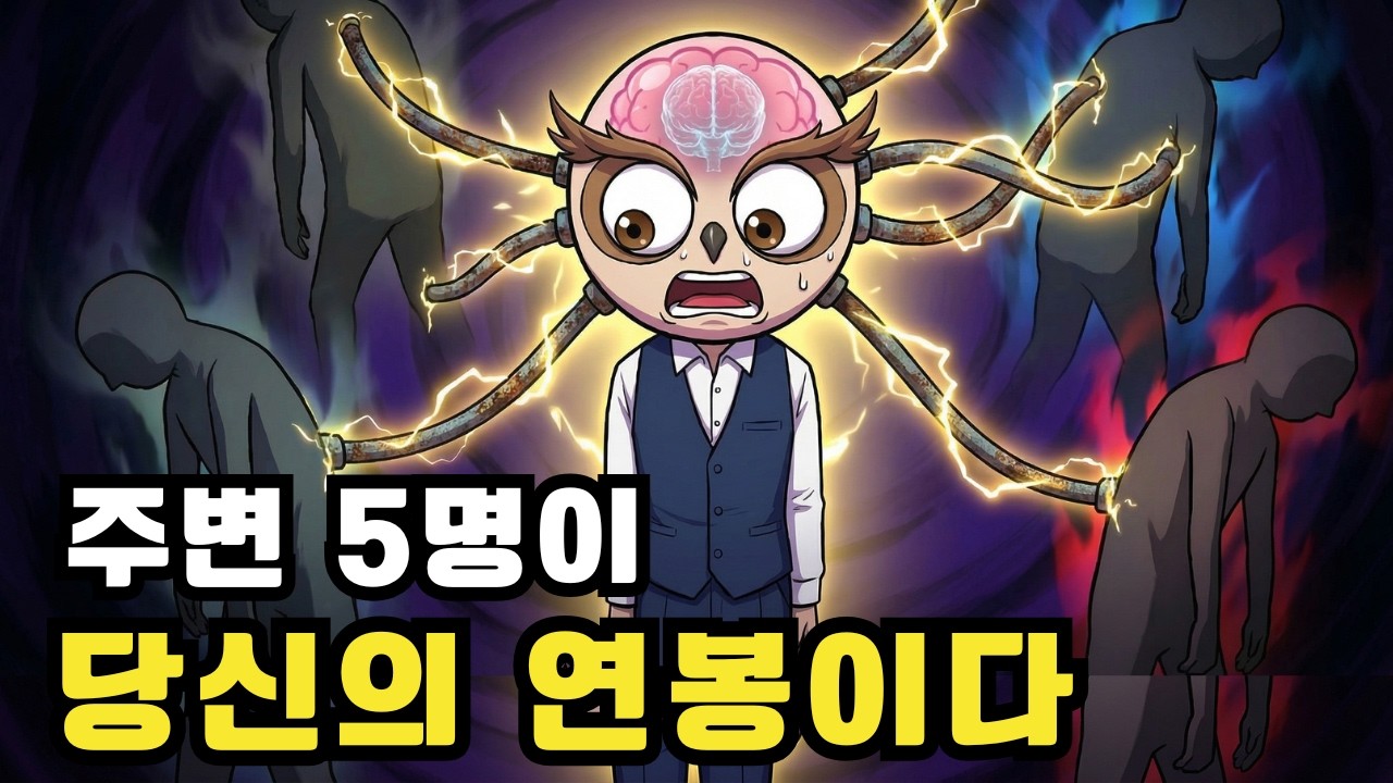 당신과 가장 친한 5명이 당신의 연봉을 결정합니다. 내 뇌가 매일 조용히 가난을 복사하는 치명적 이유 (미러뉴런)