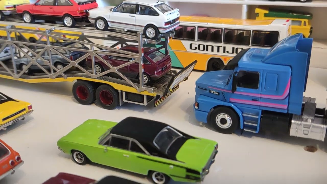 LANÇAMENTO CAMINHÃO CEGONHA MERCEDES-BENZ LS 1519 (1984) BR CLASSICS COM VEÍCULOS VOLKSWAGEN 1/64