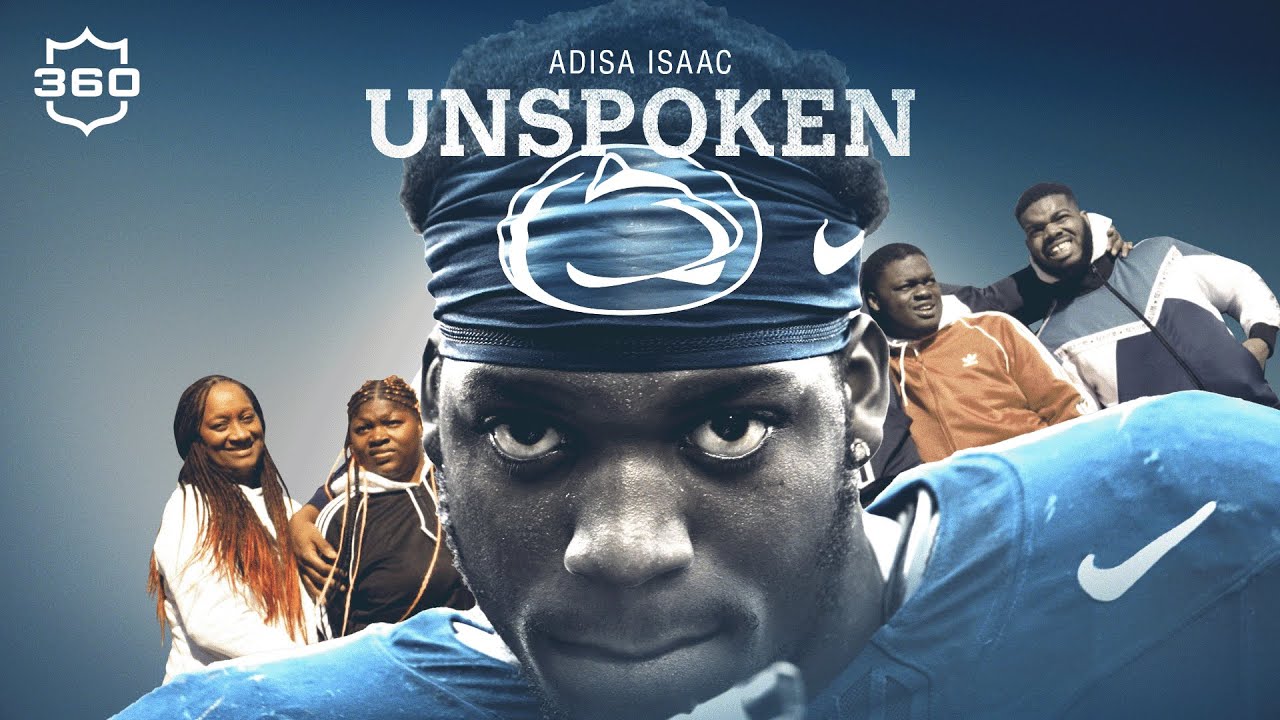 Penn State&rsquo;s Adisa Isaac Draws Inspiration from his Mother and Nonverbal Siblings | NFL 360