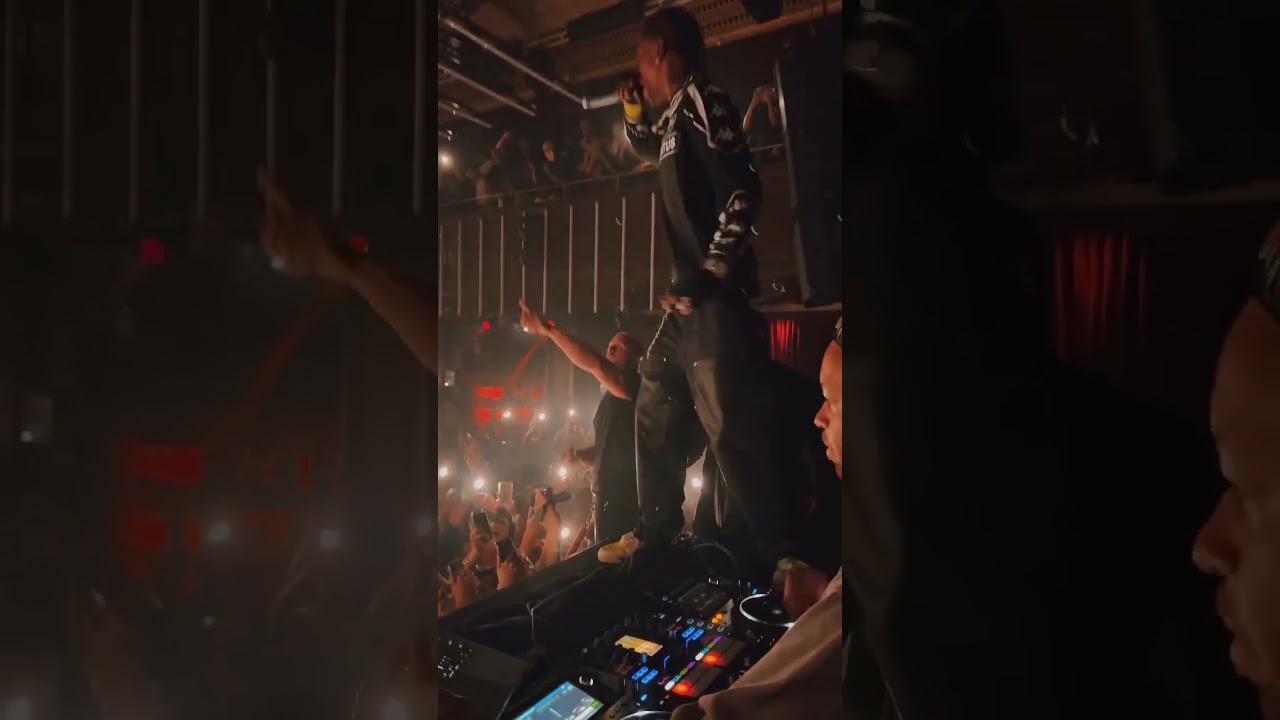Travis Scott performance in Switzerland