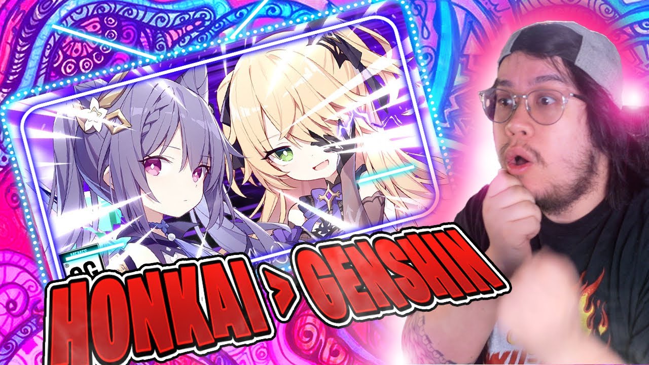 REACTION TO RAWFLER GENSHIN IMPACT X HONKAI 3RD COLLAB.EXE | HONKAI IS DOPE AF!