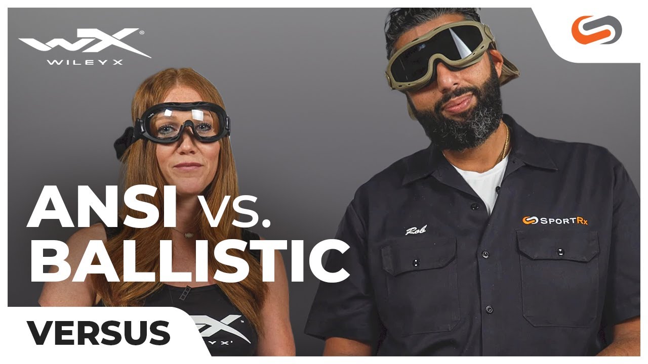 Ballistic vs. ANSI Safety Glasses & Goggles