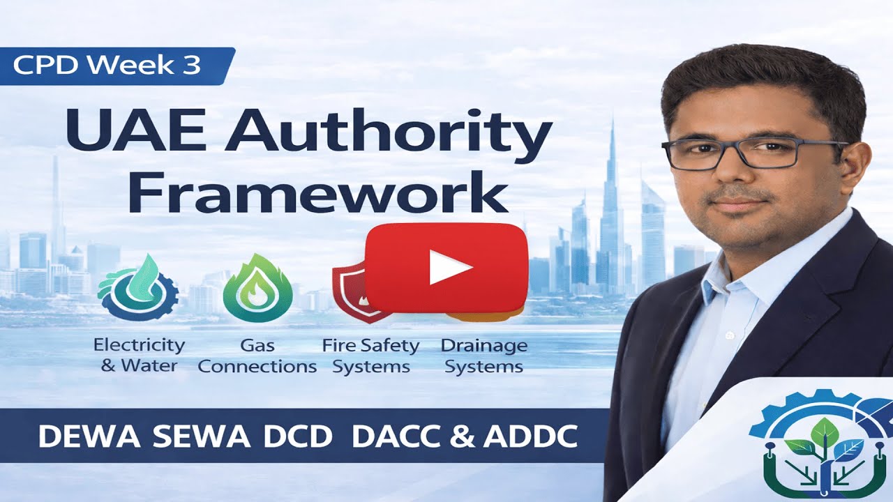 UAE Authority Framework Explained | DEWA, SEWA, DCD, DACC & ADDC | CPD Week 3