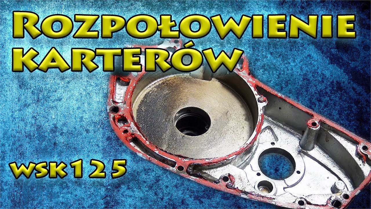WSK 125 rozpoławianie karterów