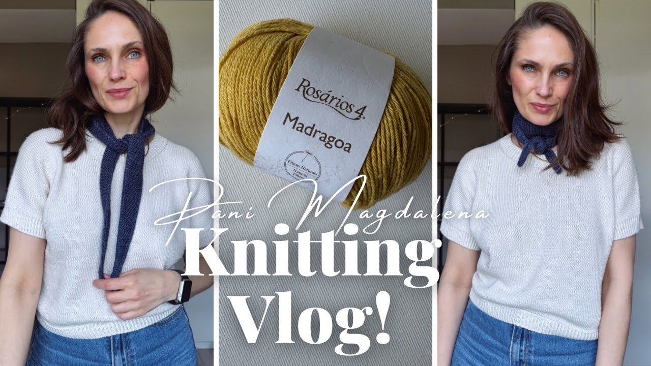 Vlog #69 | SOPHIE SCARF! Jaki jest Jedwab Madragoa od Rosarios4? Miało być tak pięknie, a będę pruć!