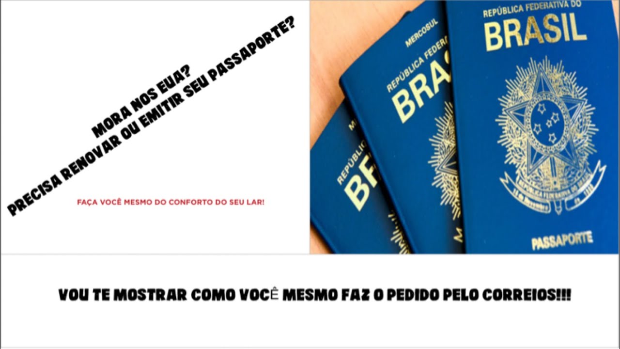 COMO RENOVAR OU EMITIR PASSAPORTE EM MASSACHUSETTS ESTADOS UNIDOS ( correção na descrição).