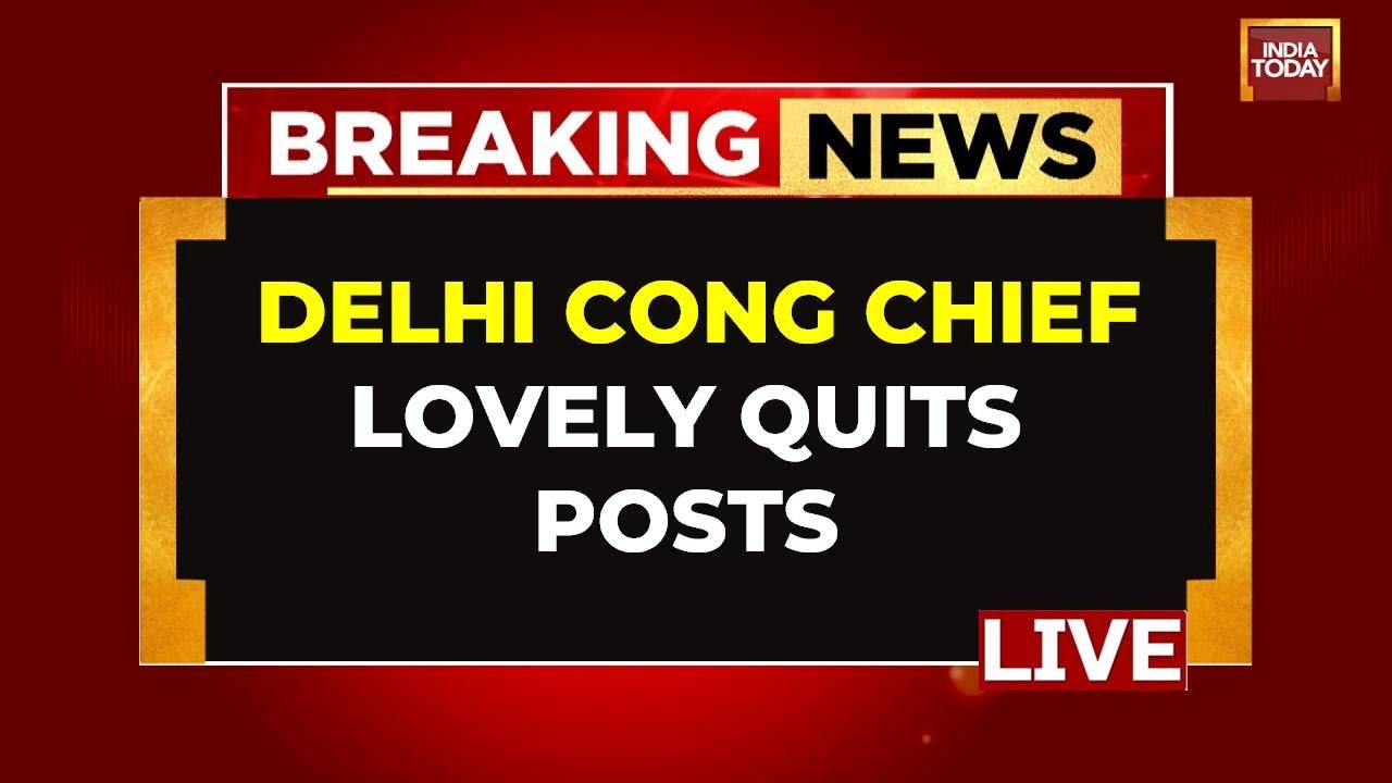 INDIA TODAY LIVE: Arvinder Singh Lovely Resigns As Delhi Congress Chief | Big Blow To INDIA Bloc