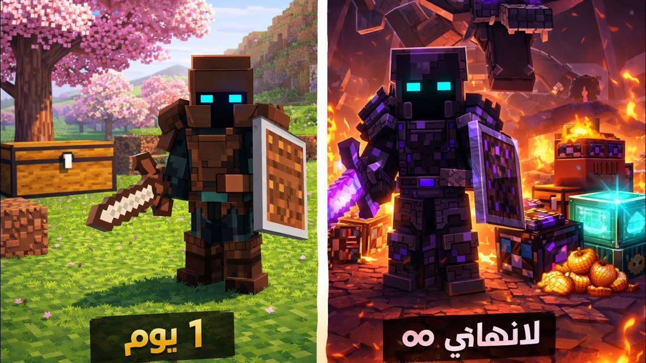 ‏سلسلة Minecraft نحاول نصير ادمن(ولكن هارد كور) سلسلة رمضانية الحلقة ١🔥🔥