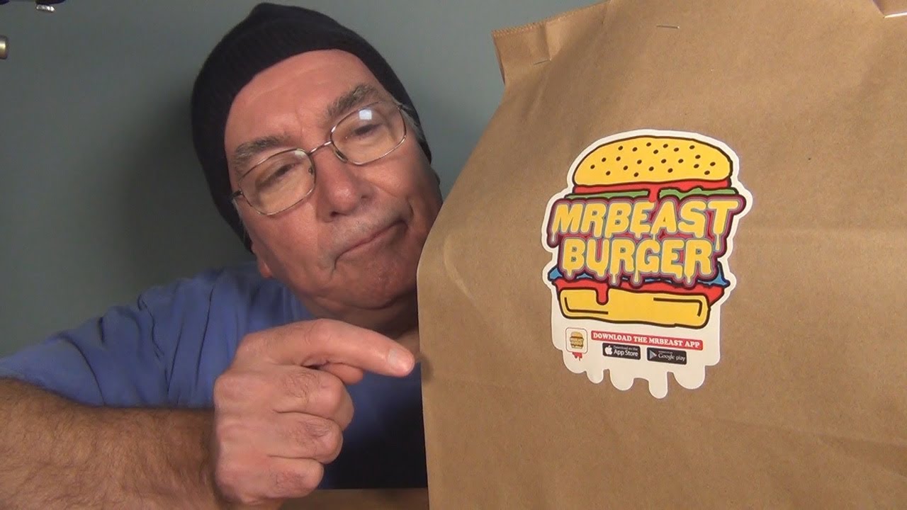 ASMR MrBeast Burger and Nashville Hot Chicken Tender Sandwich Review