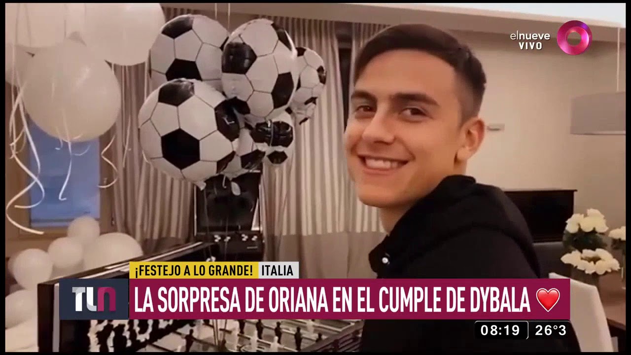 La sorpresa de Oriana Sabatini a Paulo Dybala por su cumpleaños