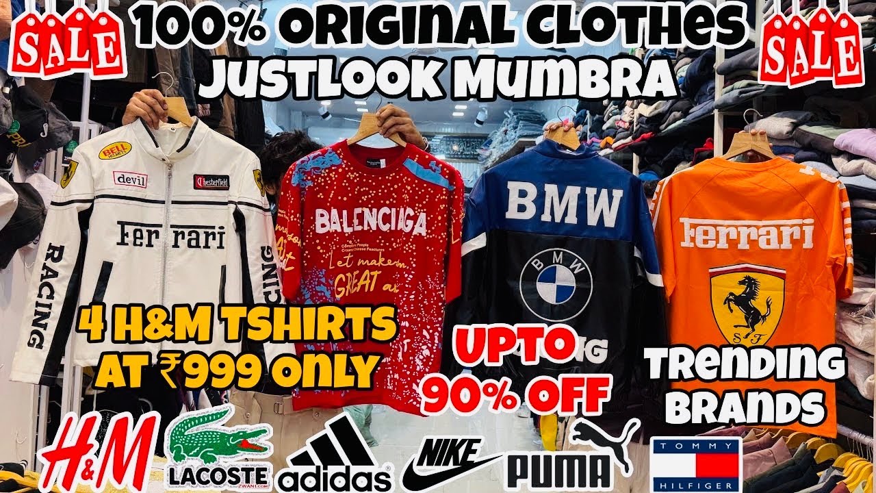 100% Original Clothes 🔥| H&M Tshirts At ₹249 Only | Jackets,Jeans,Shirts | Branded Clothes in Mumbai