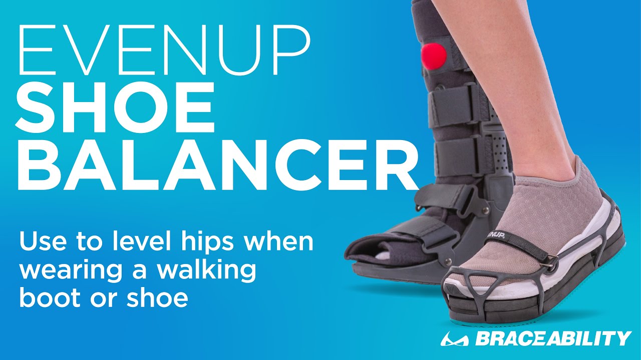 Evenup Shoe Balancer | Leveler Leveler for Uneven Hips When Wearing a Walking Boot