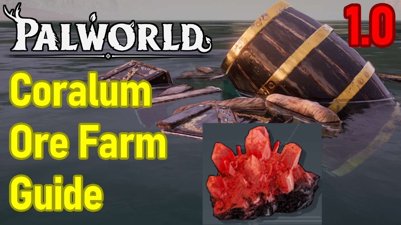 Гайд по фарму коралловой руды в Palworld: как БЫСТРО получить коралловую руду и слитки в Palworld...