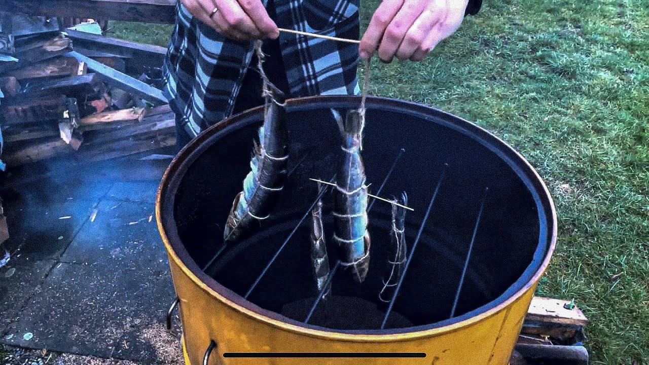 Копчение Селёдки🙌 Коптильня из 200л. Бочки/Турбо-сушилка для рыбы