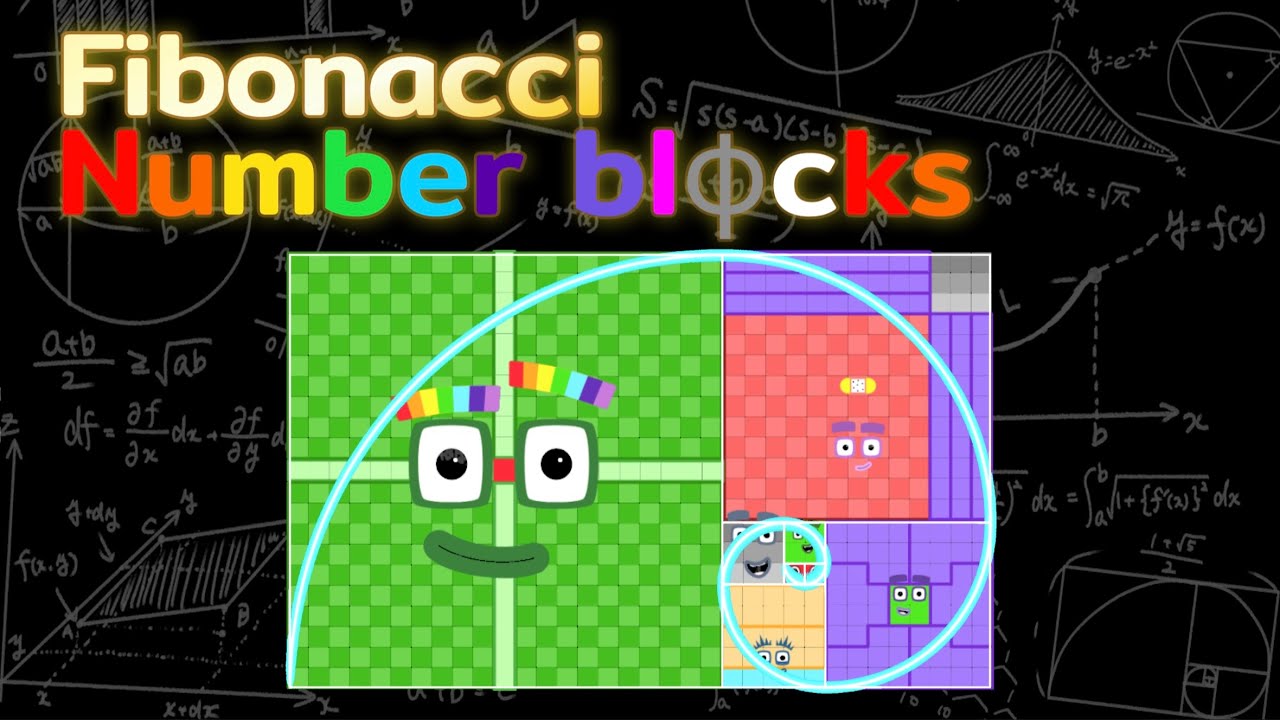 Fibonacci Numberblocks｜golden ratio
