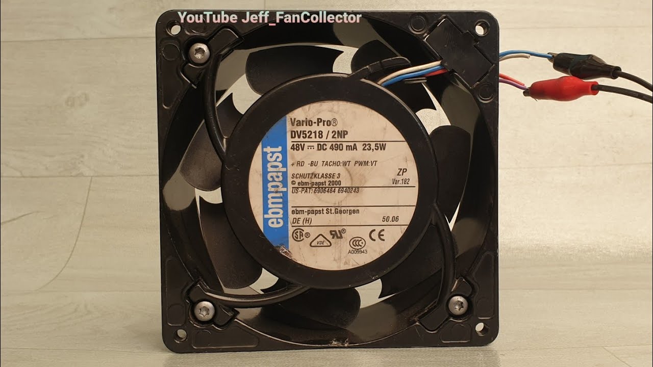 2006's Ebm Papst VarioPro DV5218/2NP 48V 490mA 23,5W 4wire 12738 DBB Made In Hungary