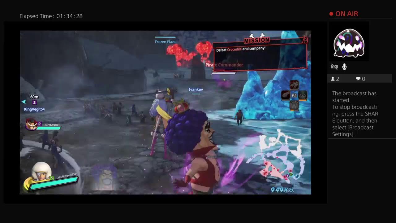 Panda plays One Piece Pirate Warriors 4 (Grand Line) log 3-I Want to live!