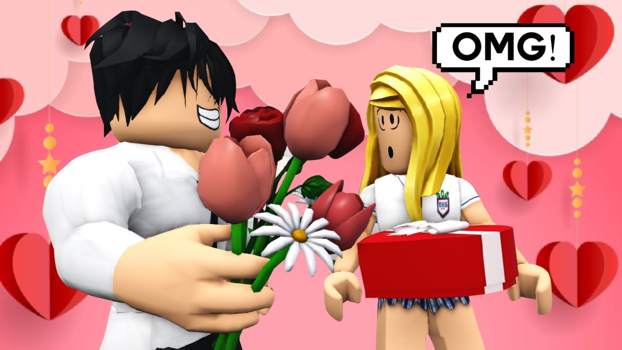 Celebrando SAN VALENTIN en el salón | Regalo inesperado | Mamá vs Roblox
