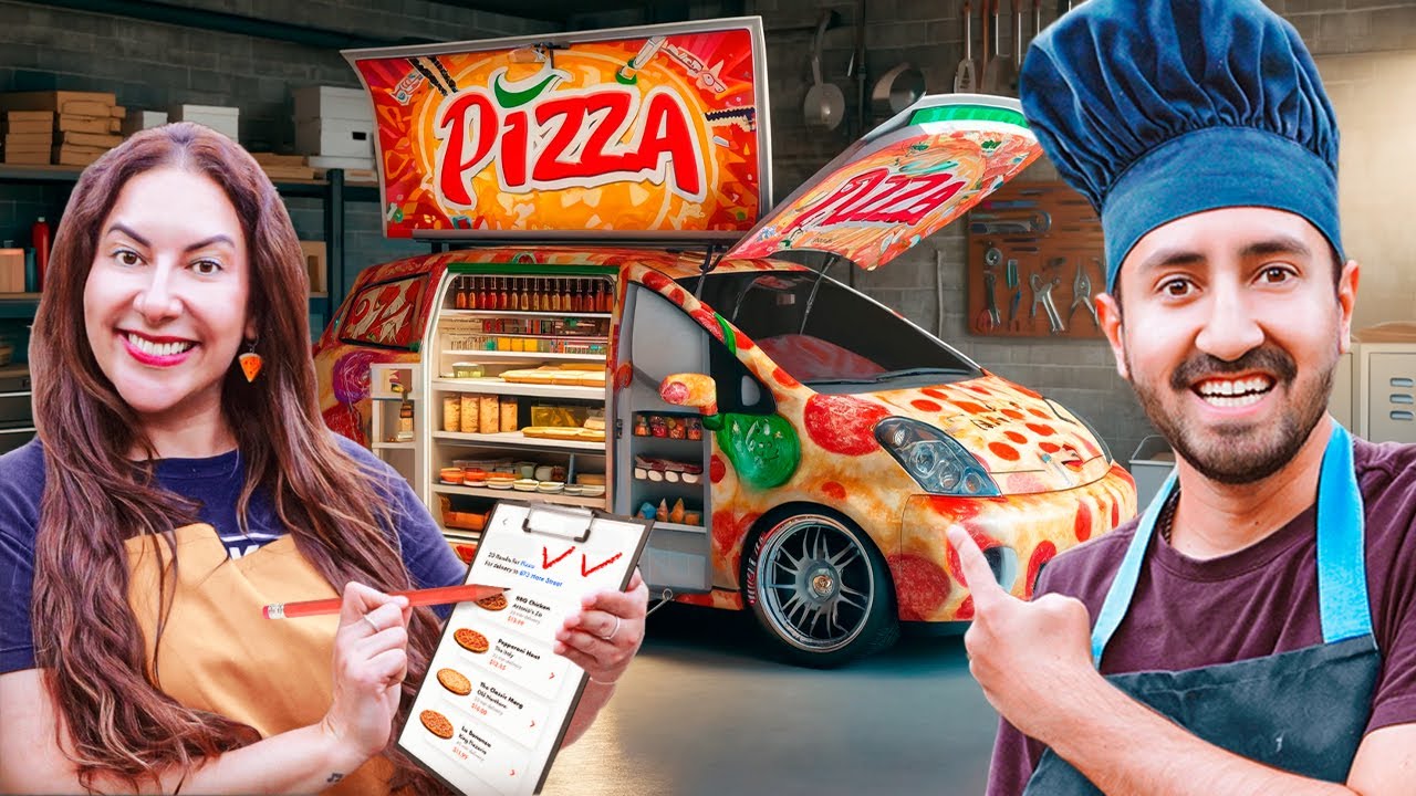 TRANSFORMAMOS NOSSO CARRO EM PIZZARIA