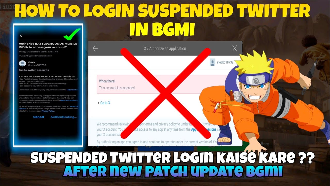 How to Login to a Suspended Twitter Account in BGMI 2026 | This account is suspended | BGMI Twitt...