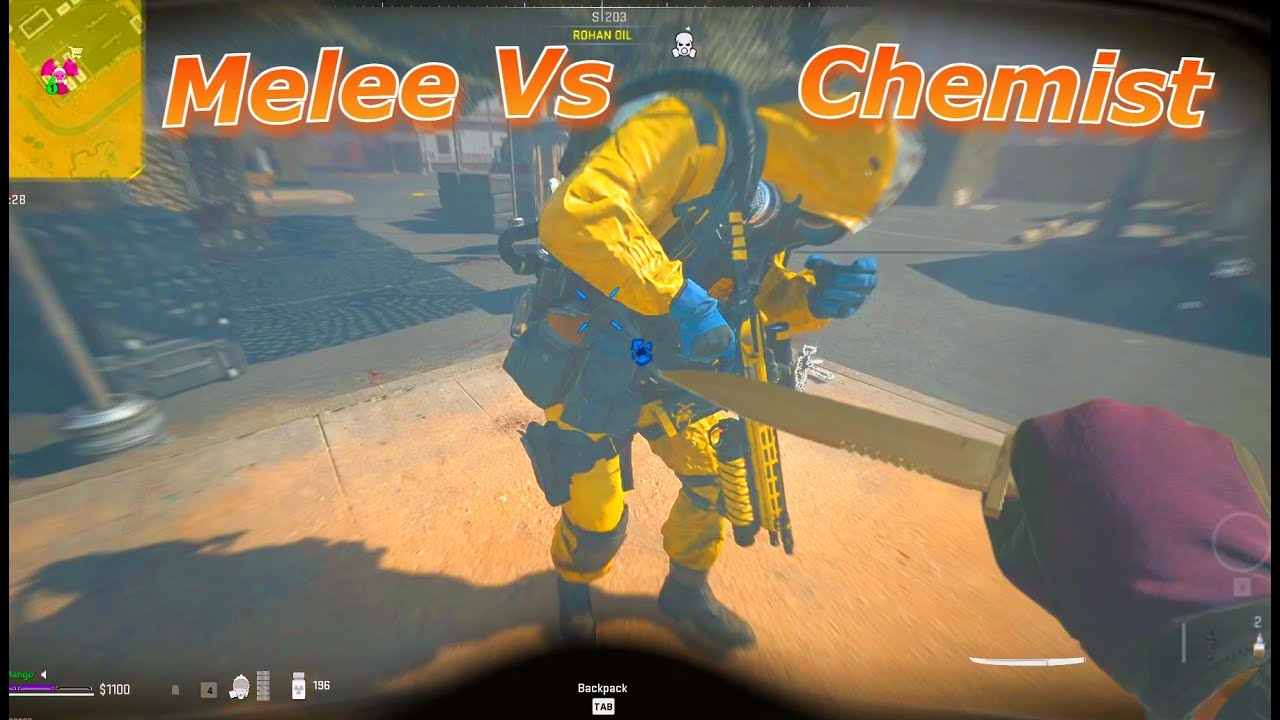 Can you Melee Vs Chemist  in DMZ | MW2  Warzone 2.0