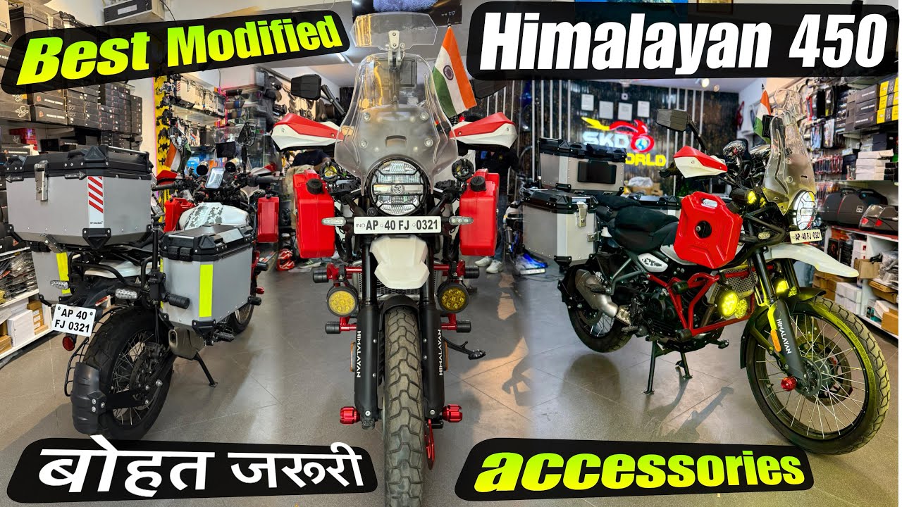 Himalayan 450 modified | himalayan 450 modification and accessories