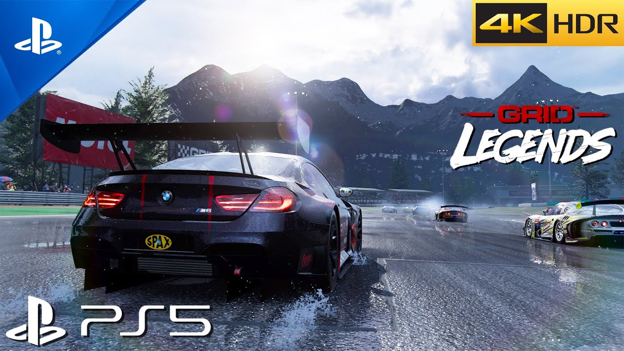 Grid Legends BMW M6 GT3 | Ray Tracing & Rain Effects [PS5 4K Ultra HDR 60fps]