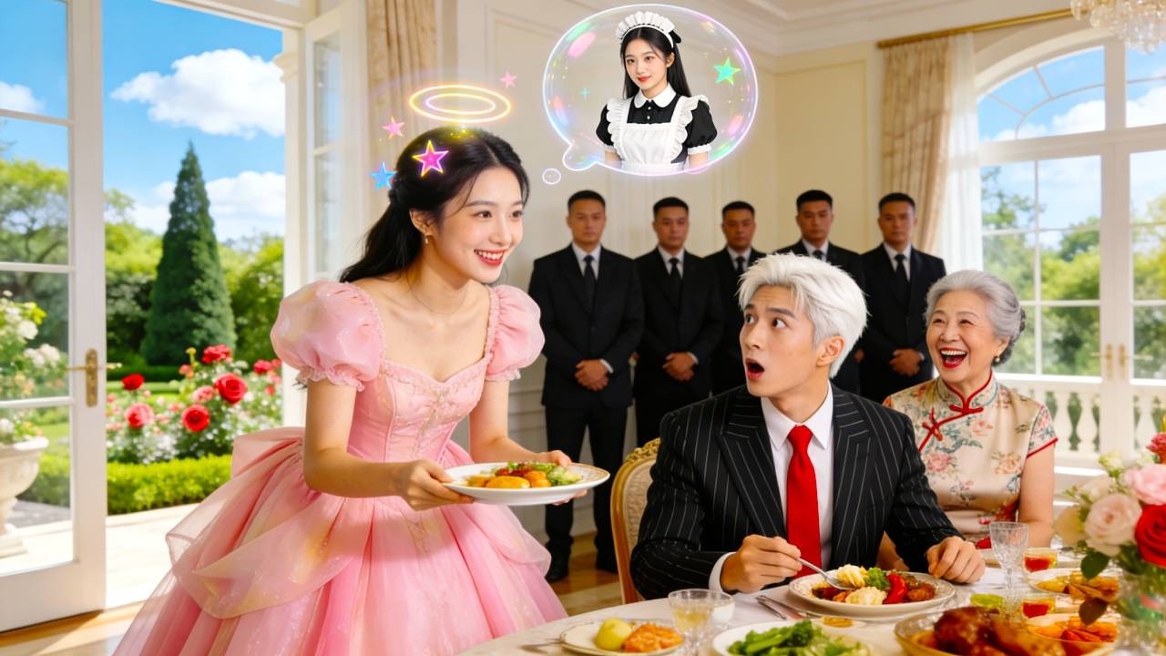 The CEO disliked the rural nanny until he saw her in princess dress and fell in love with her#drama