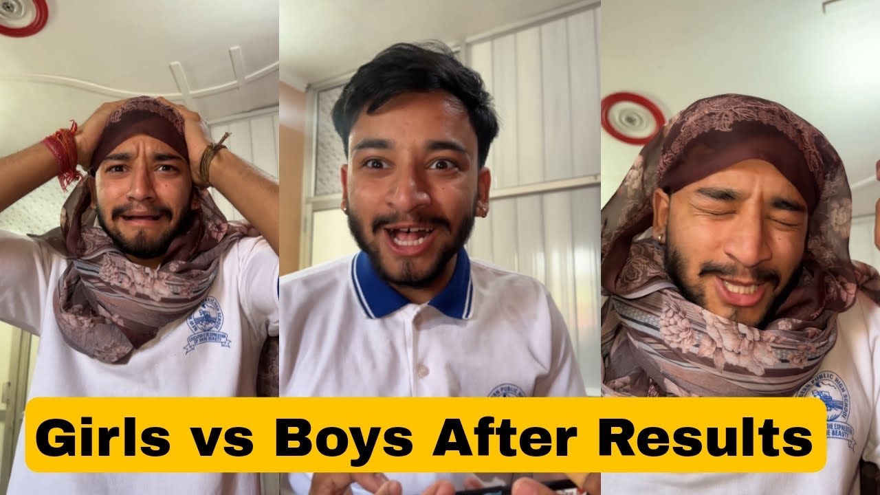 Girls after Result Vs Boys After Result