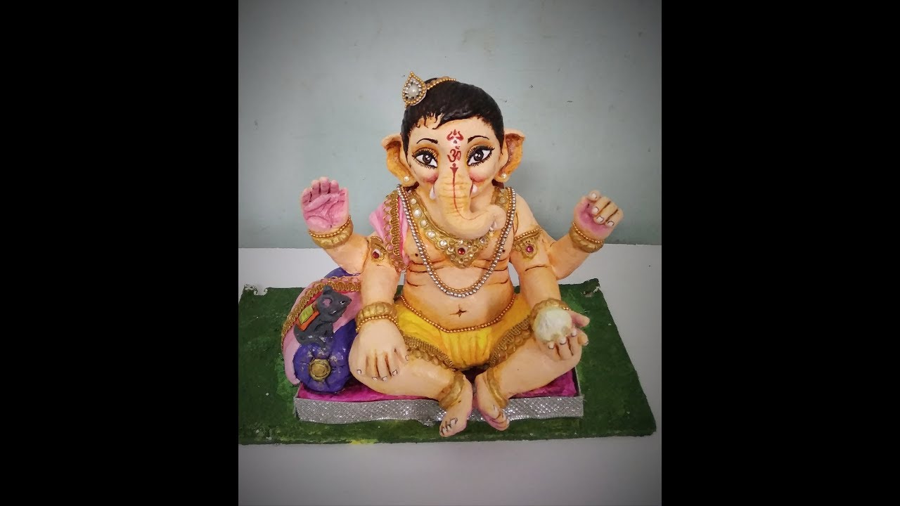 How to make bal ganesha part-2||making ganpati bappa||ganesha idol making |art and creativity