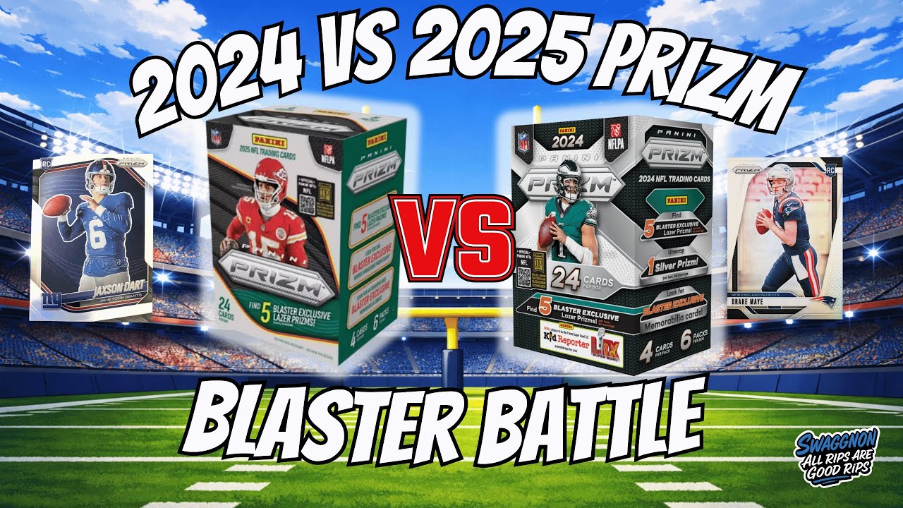 2024 vs 2025 Prizm Blasters – Which Has Better Lazers & Rookies!?