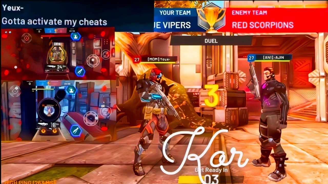 Shadowgun Legends duel against: KOR  {with niko} 