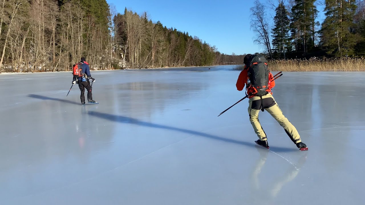 Skating 100+ km Distance on Lohjanjärvi