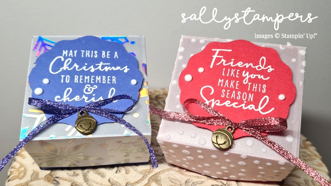 How To Make A Snowflake Vellum Box