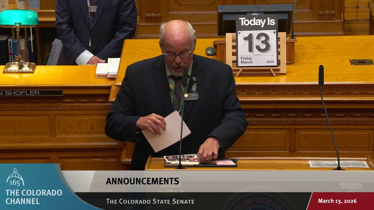 Colorado Senate 2026 Legislative Day 059