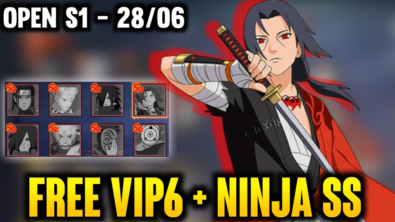 Naruto Ninja: Awaken 2025 - Free VIP6 , 41K Gold , Ninja SS , Ticket Gacha , And More