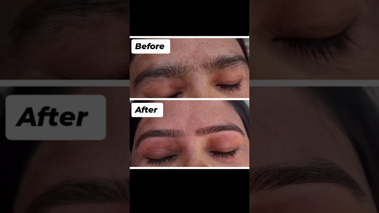 Threading shape # fast time student work  Is dane # Threading Forhead 