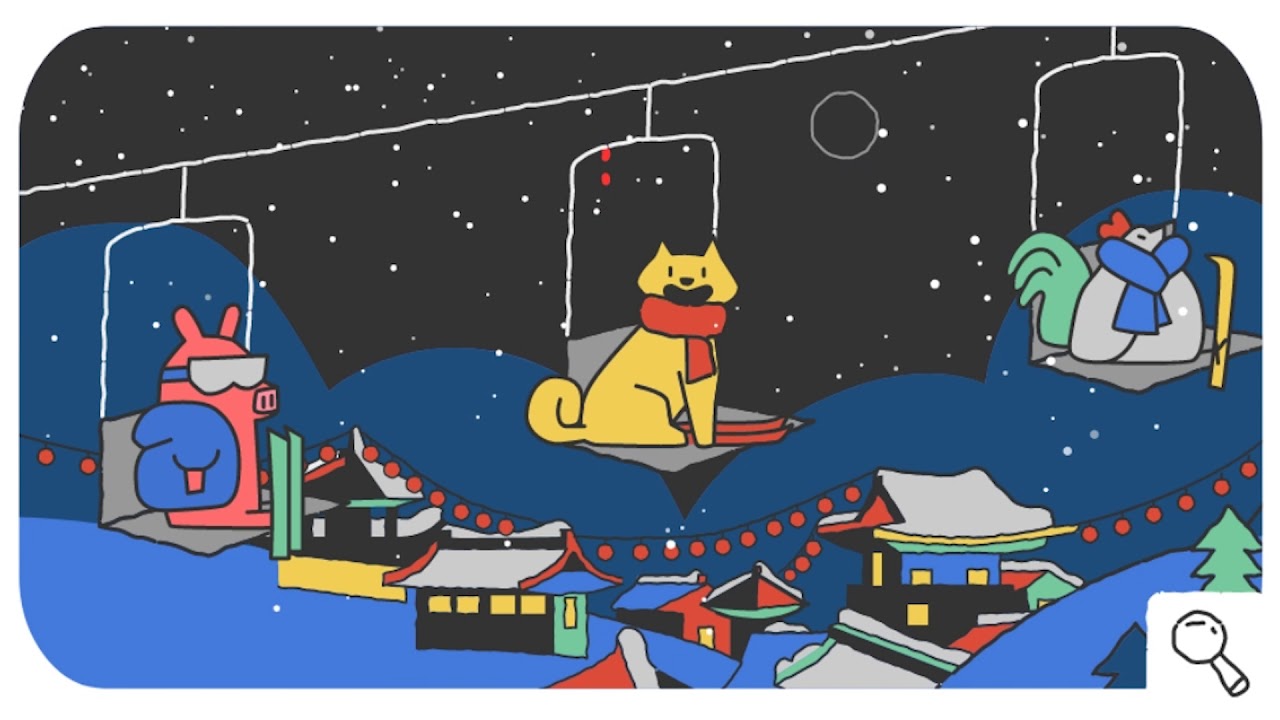 Winter Olympics PyeongChang 2018 Google Doodles
