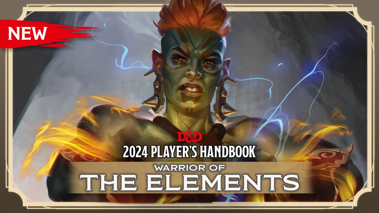 Monk: Warrior of the Elements | 2024 Player's Handbook | D&D