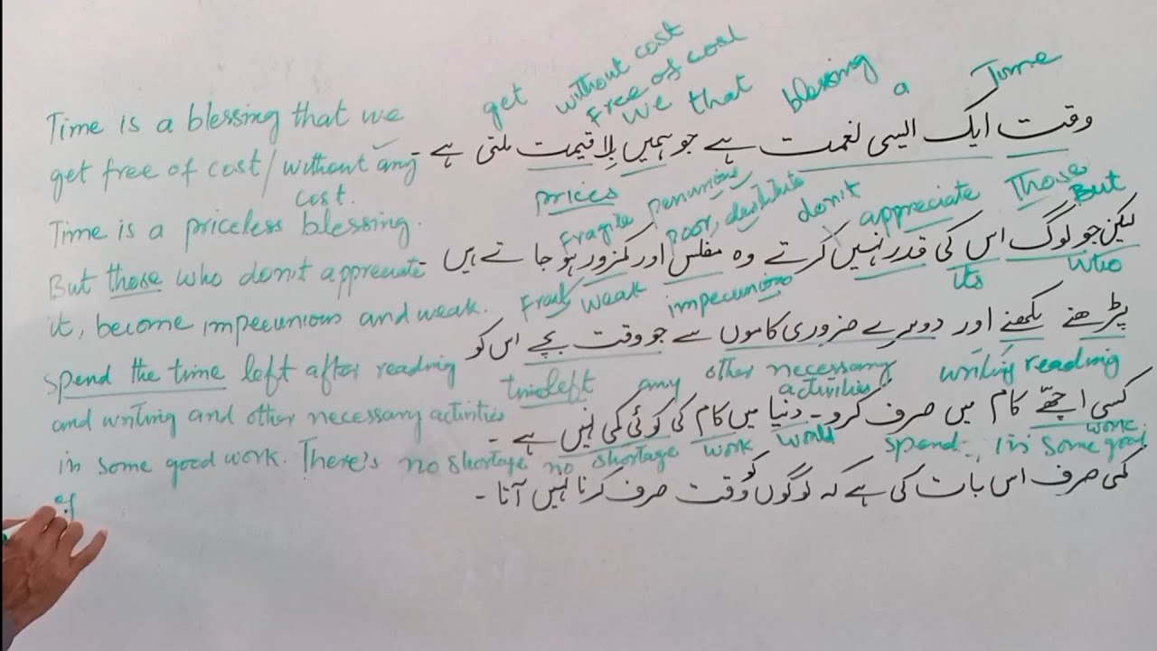 The best way to translate Urdu paragraph into English|FA BA BSc BS PPSC CSS|