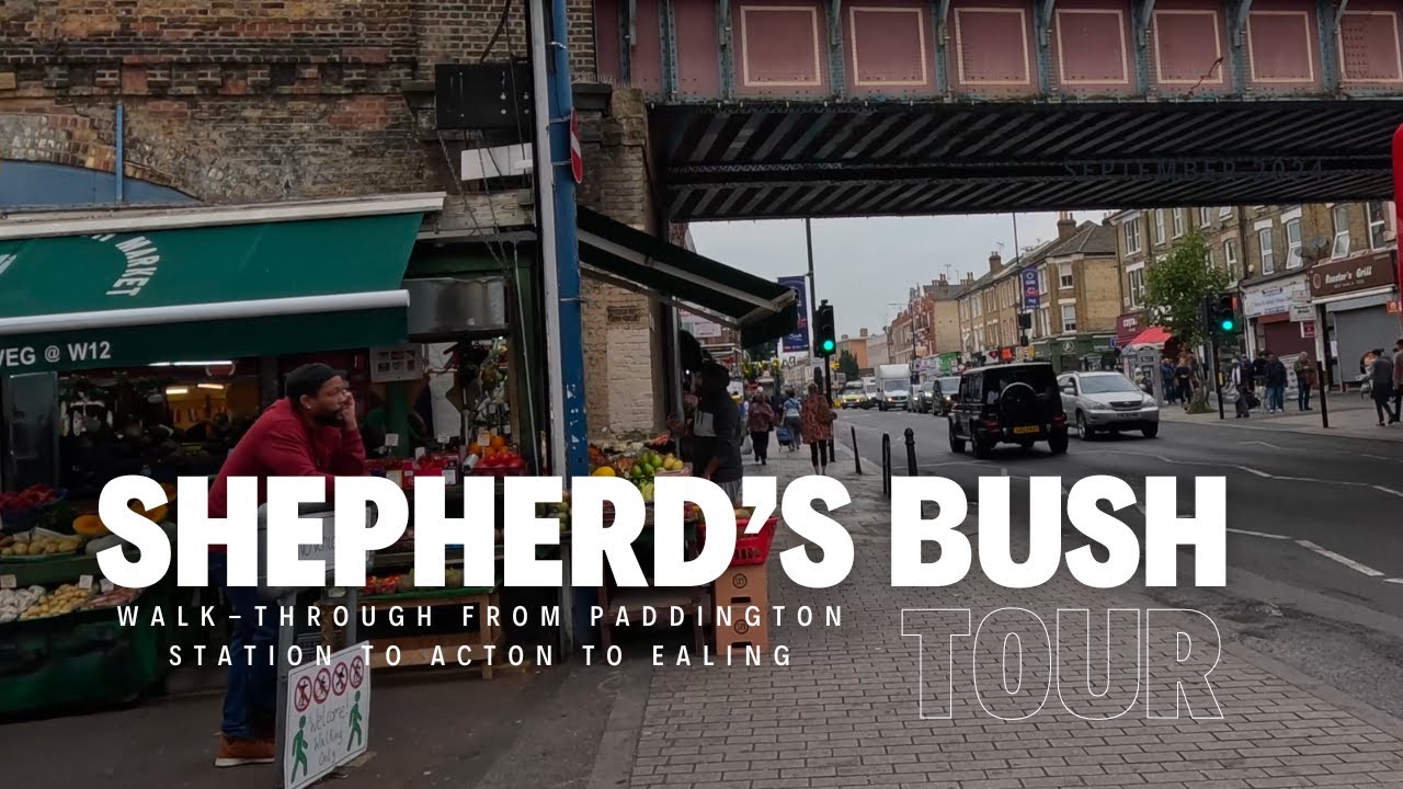 A 4K walk around Shepherd's Bush, London (Unedited)