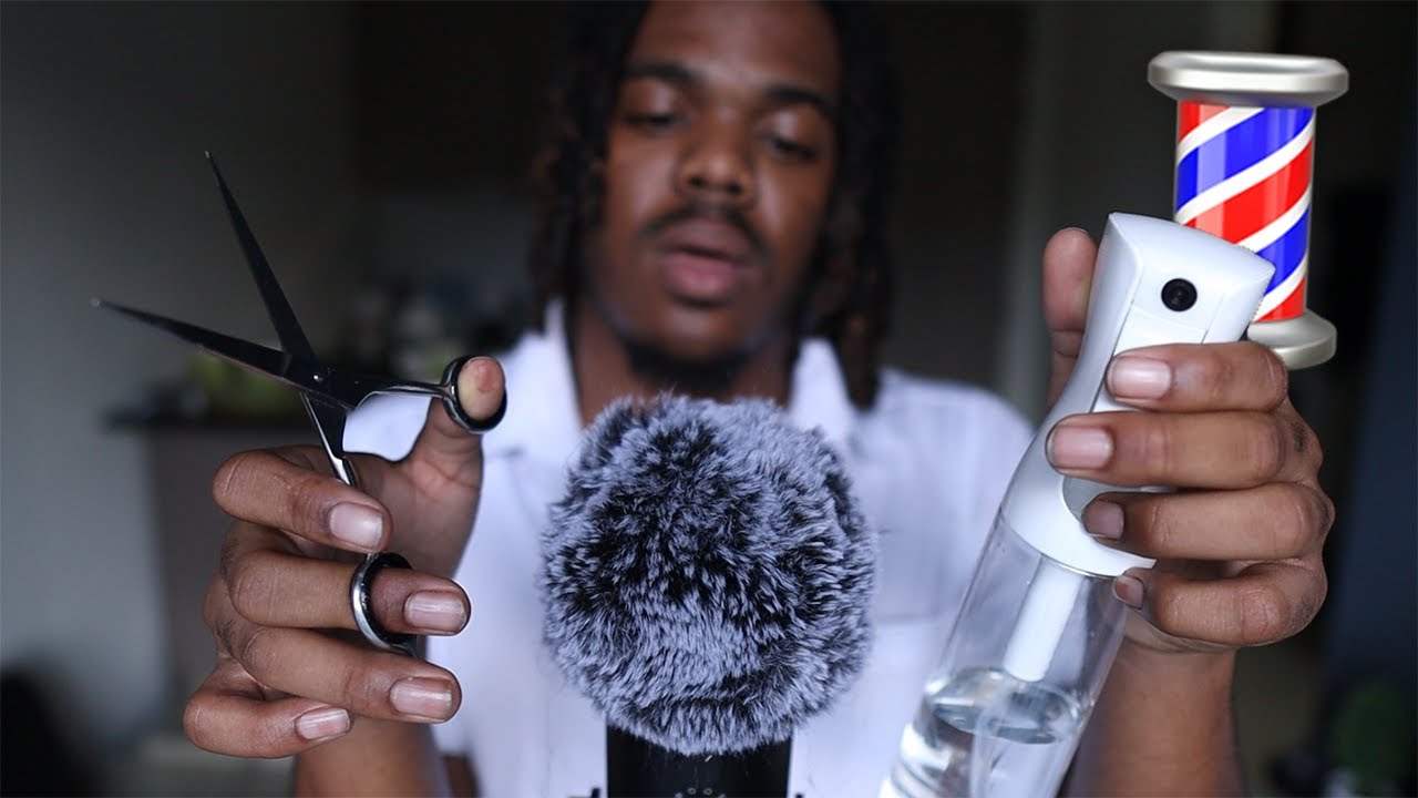 [ASMR] The MOST realistic barbershop haircut EVER💈