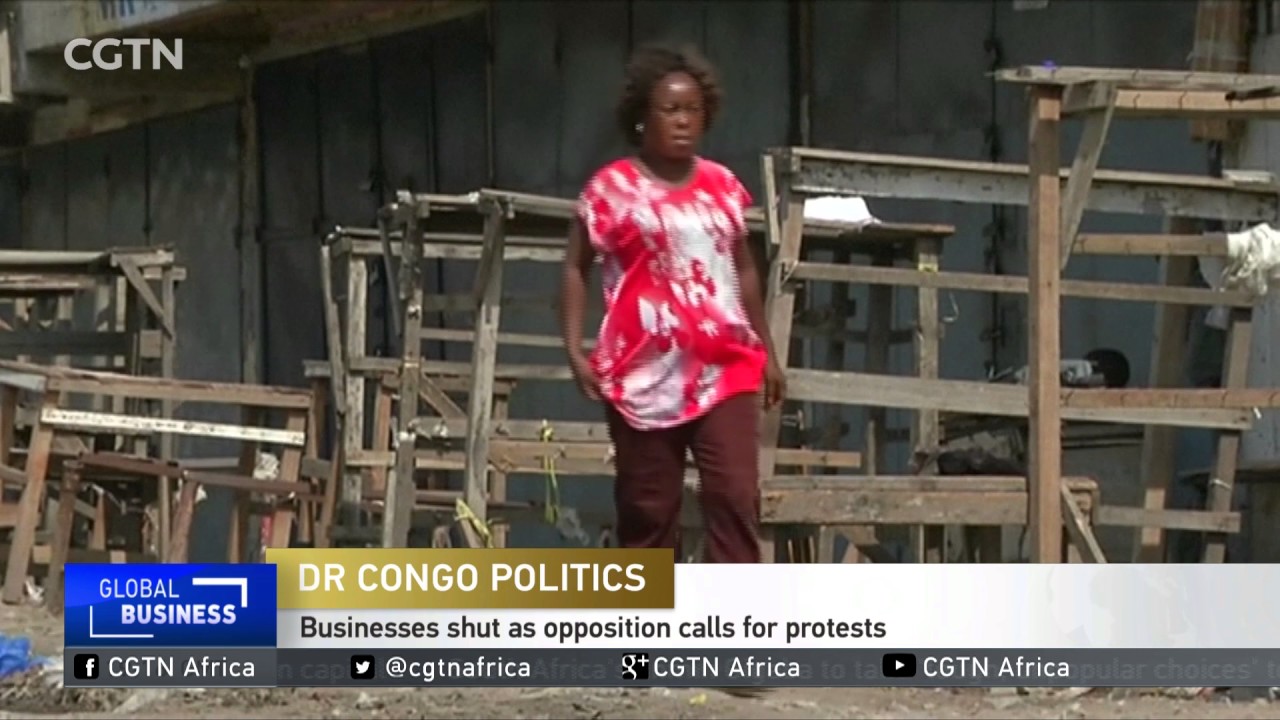 Businesses in DR Congo's capital Kinshasa shut as opposition calls for protests