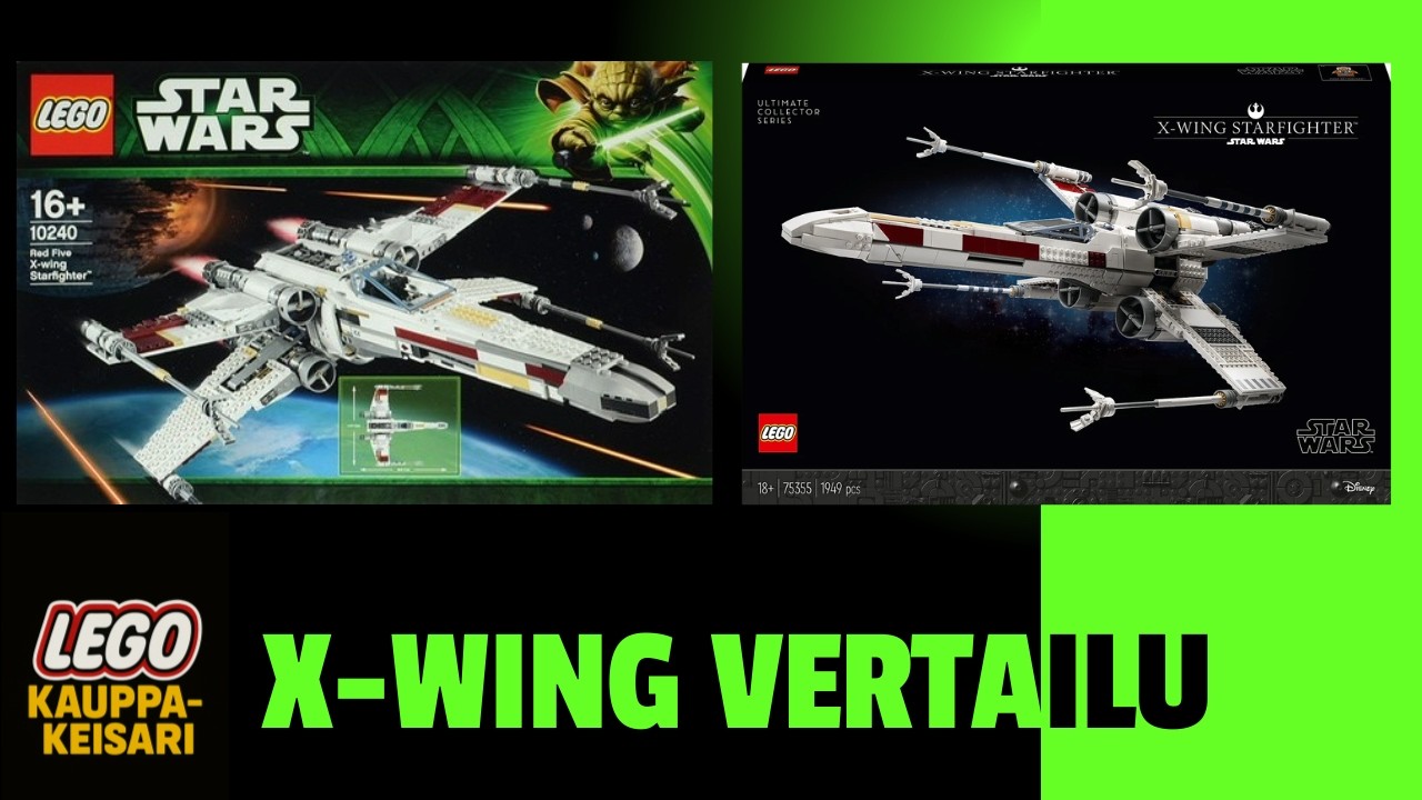 UCS X-Wing TAISTELU: 2013 vs. 2023 – Onko uusi oikeasti parempi?