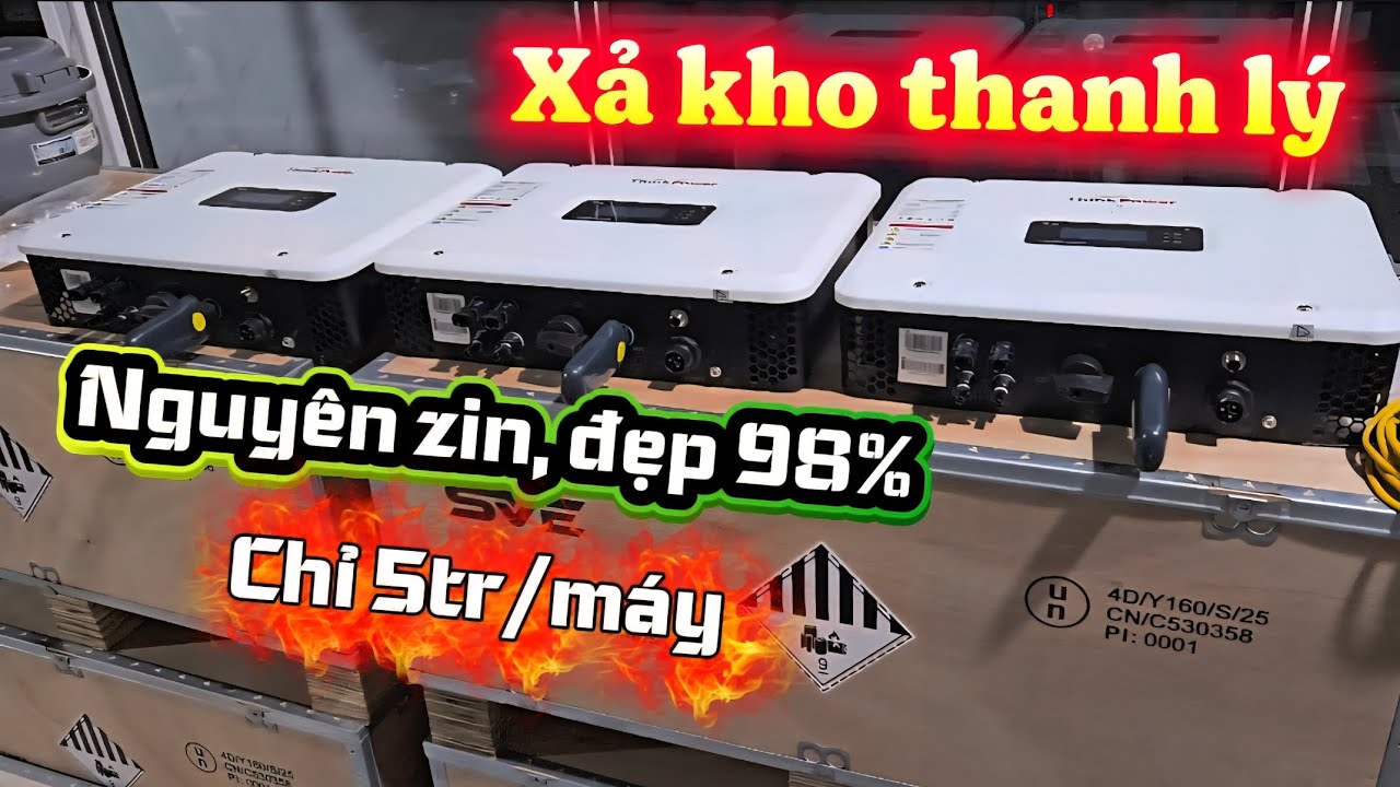 Thanh lý biến tần Thinkpower 6,6kw. Chỉ 5tr/máy !