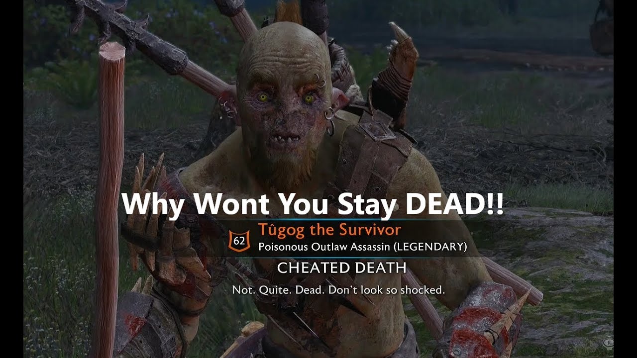 Shadow of War - This orc cheats death TWICE then becomes a Warchief!
