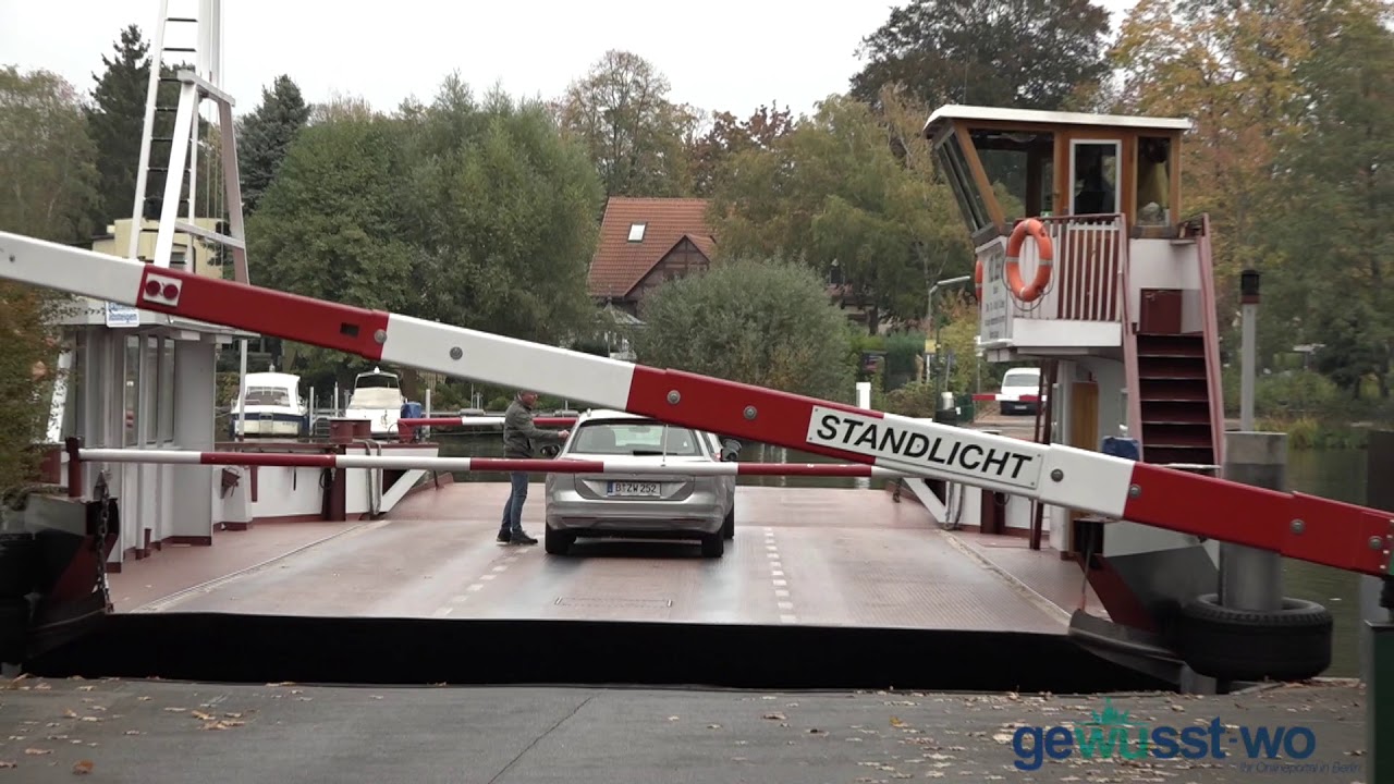 Autofähre zwischen Tegelort und Hakenfelde in Berlin