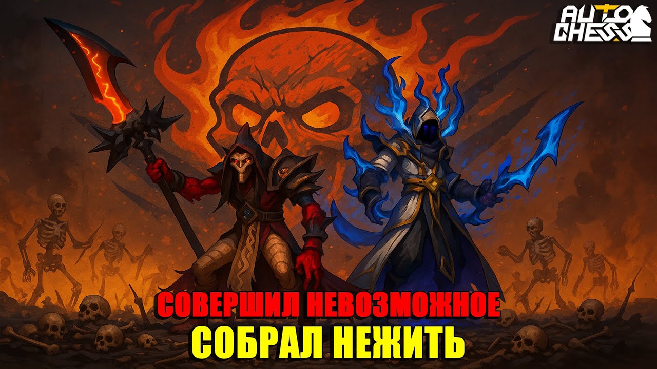 Совершил НЕВОЗМОЖНОЕ! СОБРАЛ НЕЖИТЬ! ► Auto Chess S34